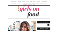Desktop Screenshot of girlsonfood.net